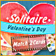 Solitaire Match 2 Cards Valentine's Day Game