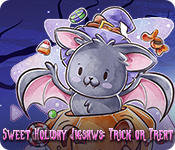 Sweet Holiday Jigsaws: Trick or Treat game